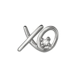 Load image into Gallery viewer, Stow Stg CZ Kiss &amp; Hug Charm
