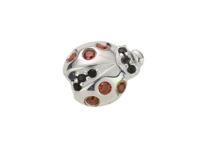 420284 s020055 stow sterling silver ruby ladybird cz