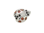 Load image into Gallery viewer, Stow Stg Red/Black CZ Ladybird Charm
