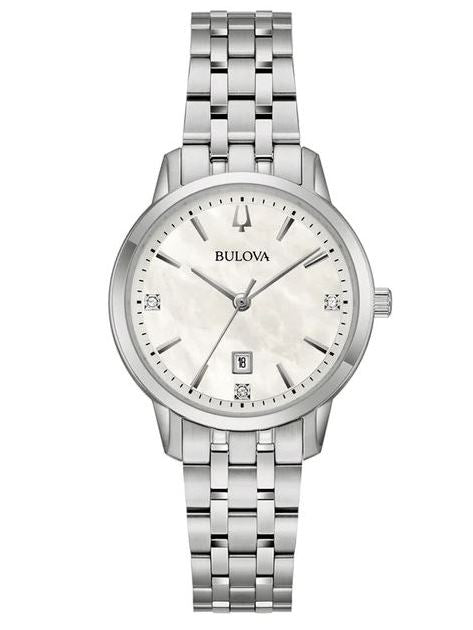 470057 bulova womens classic quartz watch 96p233