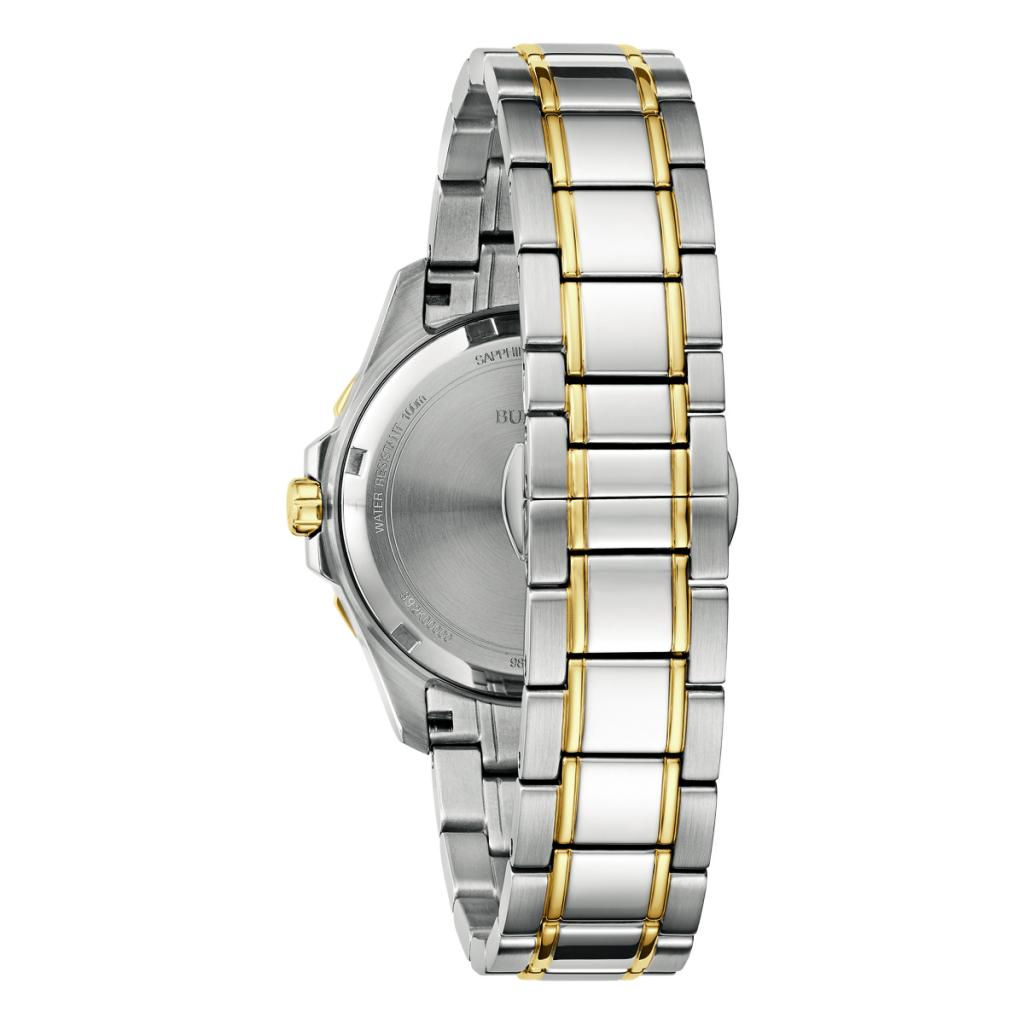 Bulova Women's Quartz Two Tone Diamond 'Marine Star' Watch