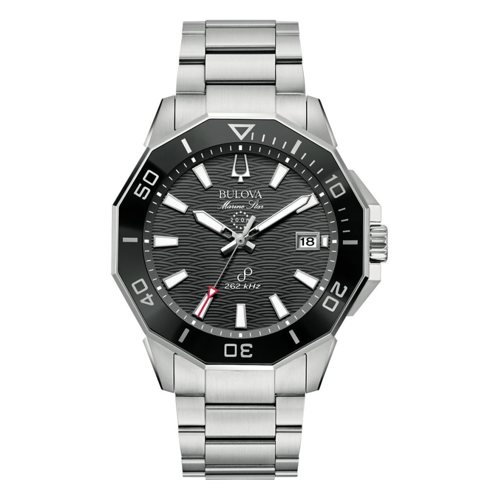 470066 bulova gents quartz watch marine star 96b434