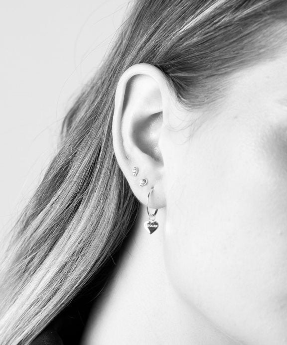 Stolen girlfriends club stolen heart anchor earrings