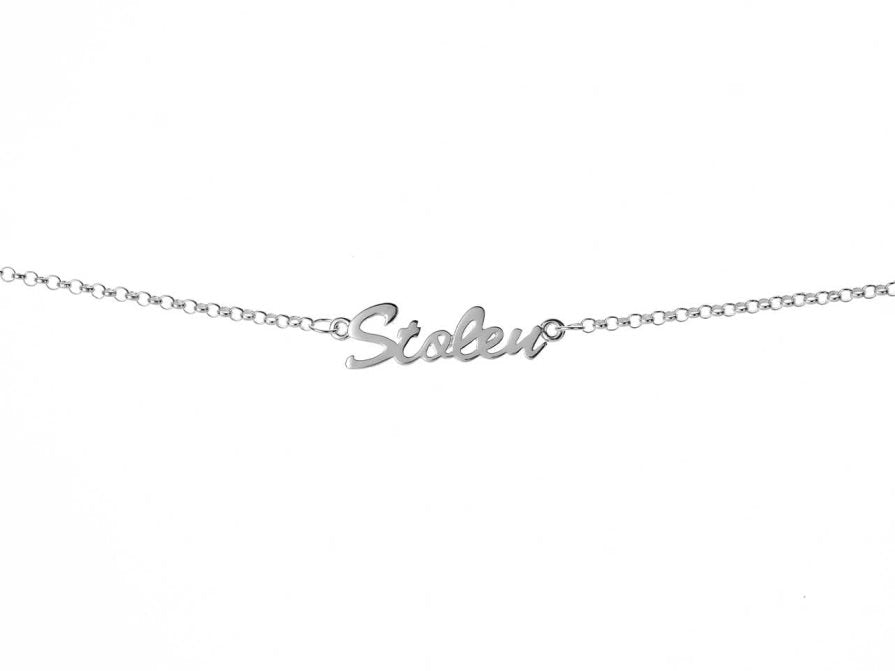 480027 stolen girlfriends club stolen script bracelet