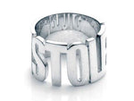 Load image into Gallery viewer, Stolen Girlfriends Club Stolen Band Ring
