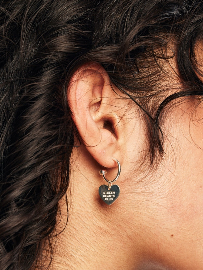 Stolen girlfriends club stolen hearts club anchor earrings