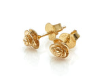 Load image into Gallery viewer, Stolen Girlfriends Club Stg Gold Plated Rose Bud Earrings
