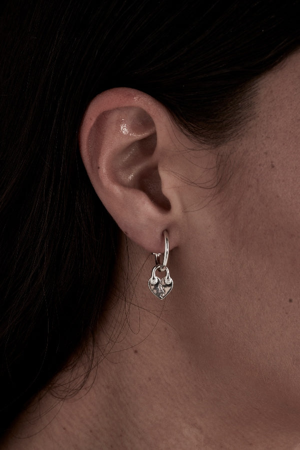 Stolen girlfriends club stg fractured heart earrings