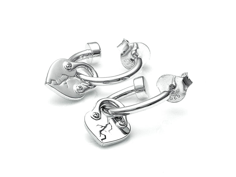 Stolen Girlfriends Club Stg Fractured Heart Earrings