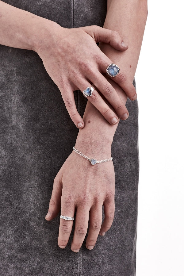 Stolen Girlfriends Club Love Claw Ring - Moonstone