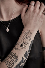 Load image into Gallery viewer, Stolen Girlfriends Club Love Claw Bracelet - Onyx
