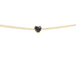 Load image into Gallery viewer, Stolen Girlfriends Club Stg Gold Plated Love Claw Bracelet - Onyx
