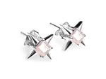 Load image into Gallery viewer, Stolen Girlfriends Club Stg Rose Quartz Cosmic Spike Earrings

