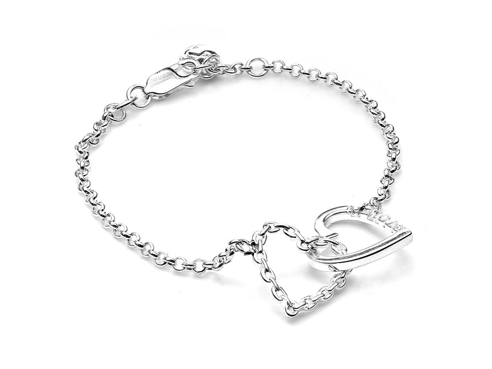 Stolen girlfriends club stg linked hearts bracelet