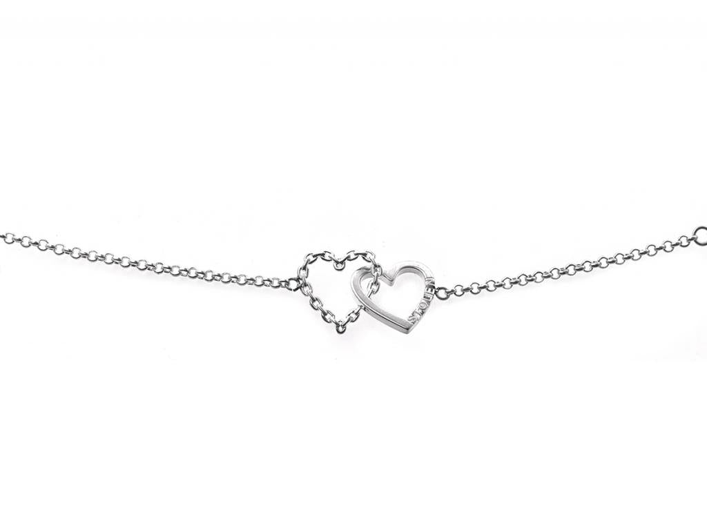 480228 stolen girlfriends club stg linked hearts bracelet
