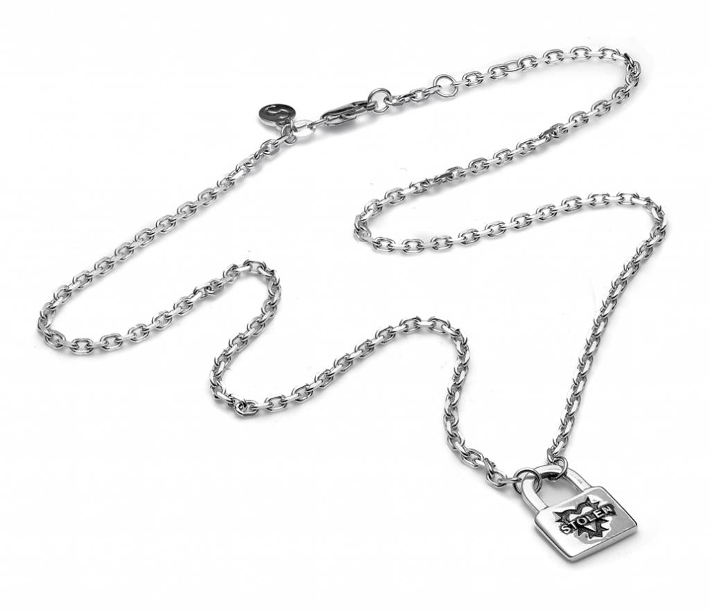 Stolen Girlfriends Club Stg Locked Heart Necklace