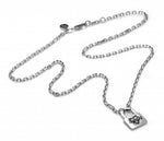 Load image into Gallery viewer, Stolen Girlfriends Club Stg Locked Heart Necklace
