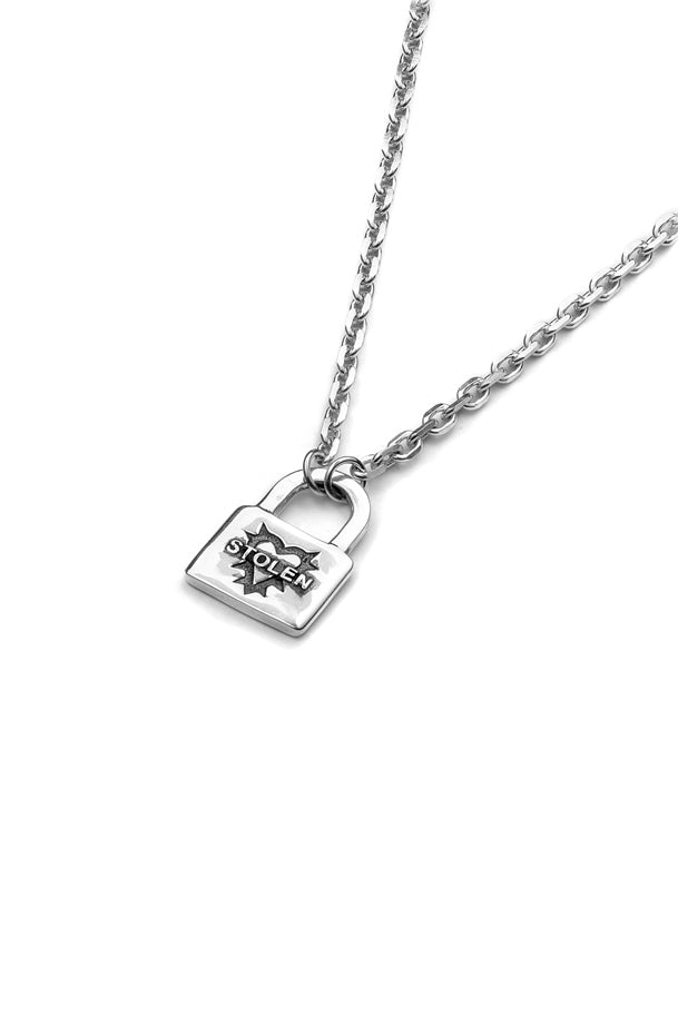 Stolen girlfriends club stg locked heart necklace