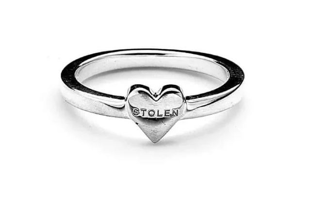 Stolen Girlfriends Club Sterling Silver Heart Ring
