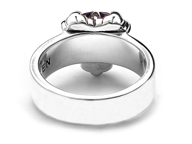 Stolen Girlfriends Club Stg Love Claw Ring -  Dark Amethyst