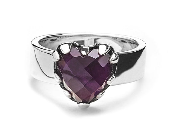 Stolen Girlfriends Club Stg Love Claw Ring -  Dark Amethyst