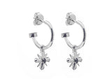 Load image into Gallery viewer, Stolen Girlfriends Club Stg Black Spinel Star Crossed Anchor Earrings
