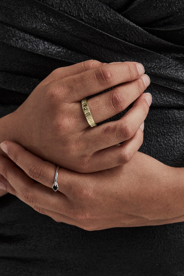 Stolen Girlfriends Club Stg Clean Logo Ring
