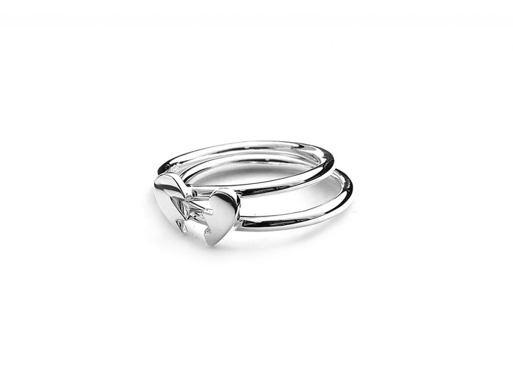 Stolen Girlfriends Club Stg Micro Broken Heart Ring Set