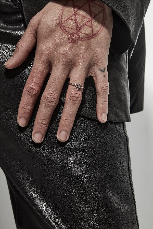 Stolen Girlfriends Club Stg Micro Tattoo Heart Ring