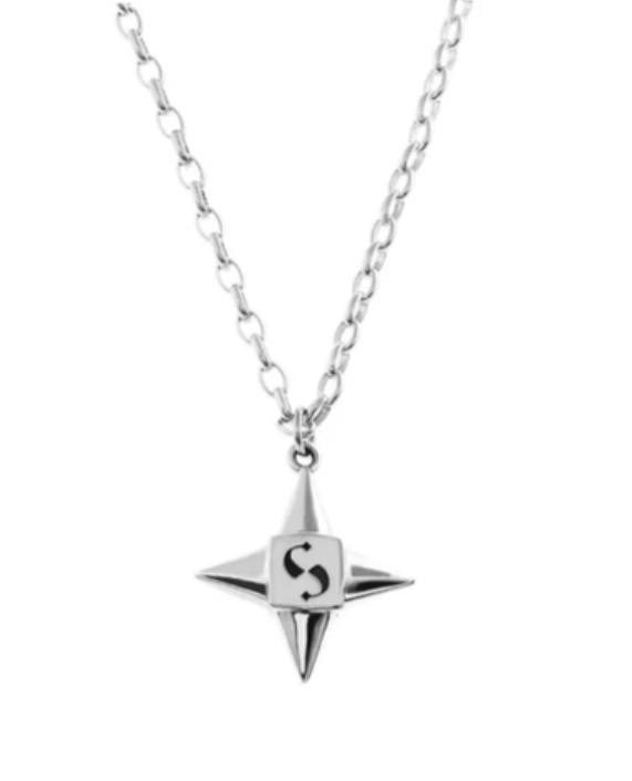480315 stolen girlfriends club sterling silver star shock necklace