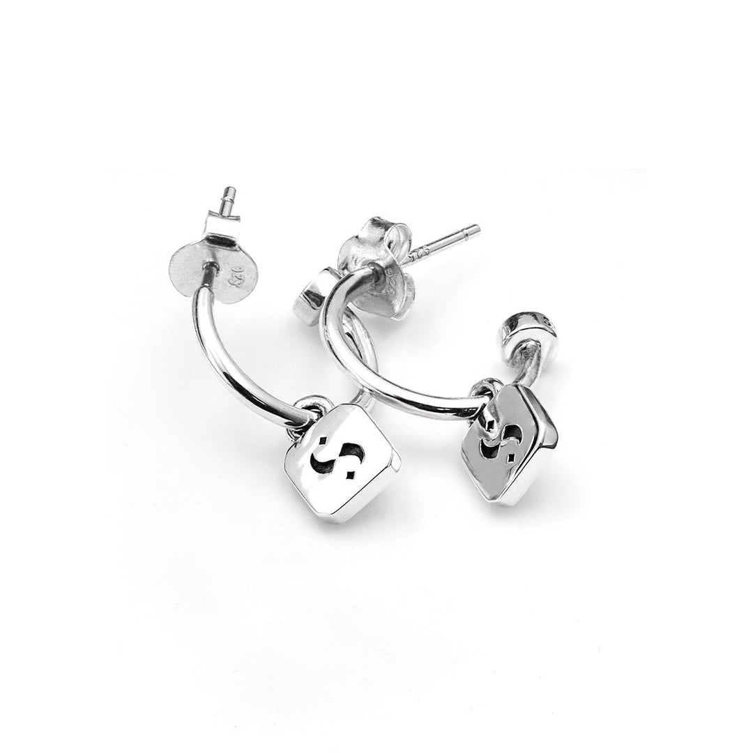 Stolen Girlfriends Club Stg S Logo Anchor Earrings