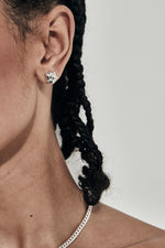 Load image into Gallery viewer, Stolen Girlfriends Club Stg Shield Stud Earrings

