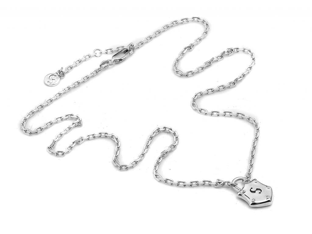 Stolen girlfriends club sterling silver shield necklace
