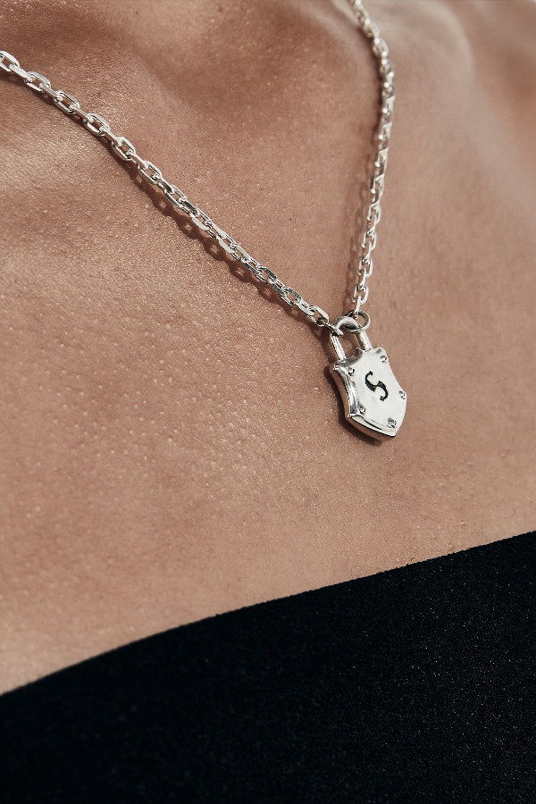 Stolen Girlfriends Club Sterling Silver Shield Necklace