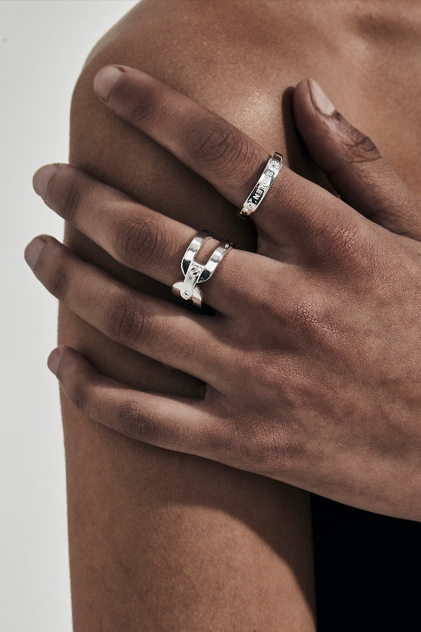 Stolen Girlfriends Club Bolted Band Ring Narrow