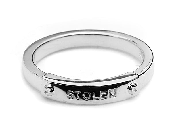 Stolen Girlfriends Club Bolted Band Ring Narrow