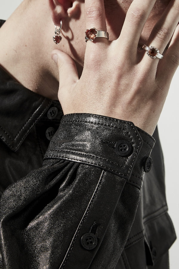 Stolen Girlfriends Club Stg Love Claw Ring - Citrine