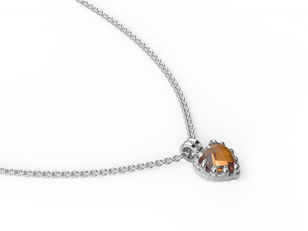 Stolen Girlfriends Club Stg Love Claw Necklace - Citrine