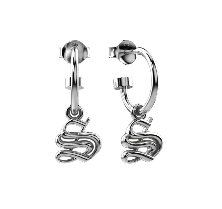 Stolen Girlfriends Club Stg Old English Sleeper Earrings