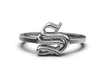 Load image into Gallery viewer, Stolen Girlfriends Club Sterling Silver Old English Ring
