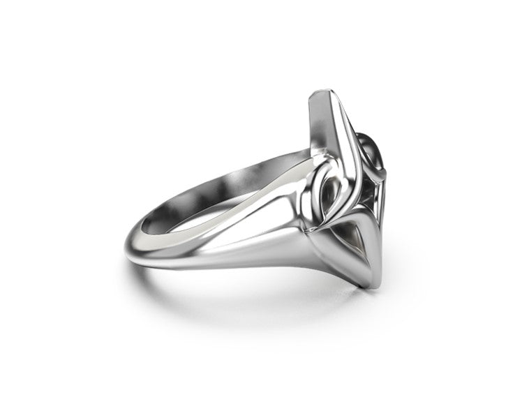Stolen girlfriends club sterling silver starstruck signet ring