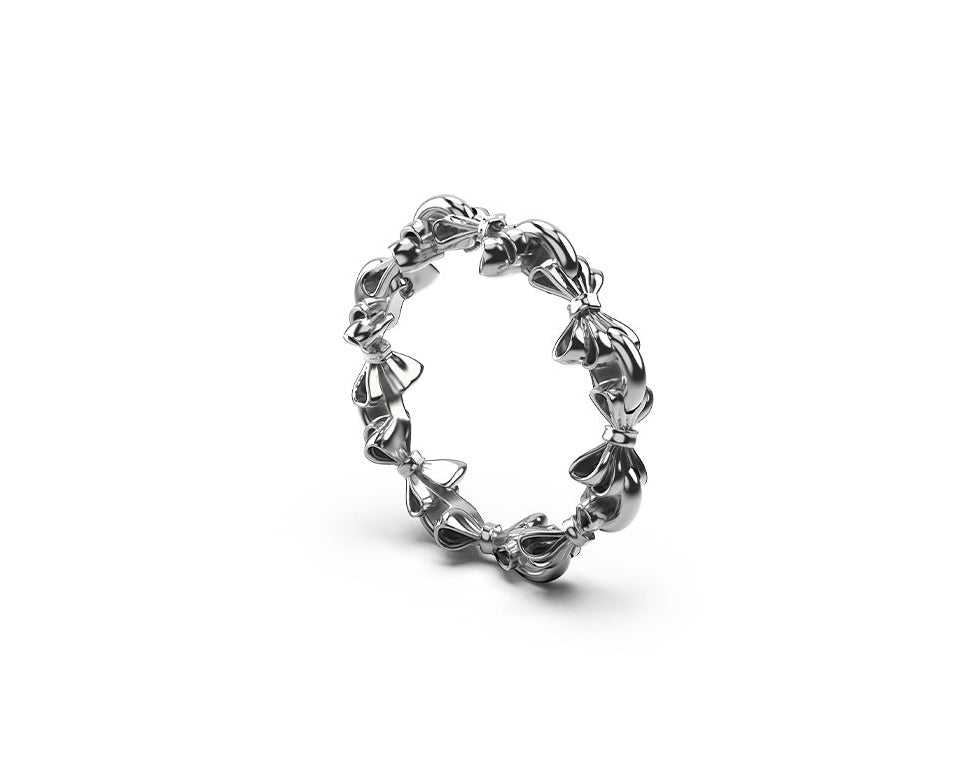 Stolen Girlfriends Club Pierced Bow Infinity Ring