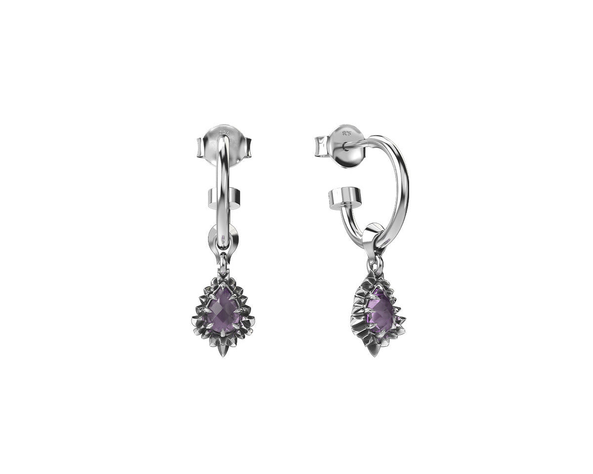 480392stolengirlfriendsclubsterlingsilveramethystjaggedteardropearrings