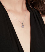 Load image into Gallery viewer, Stolen Girlfriends Club Amethyst Jagged Teardrop Necklace
