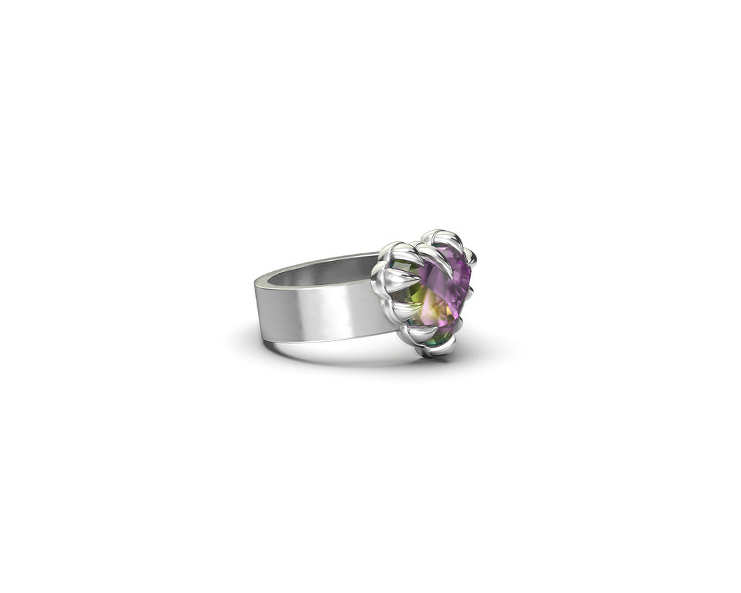 Stolen Girlfriends Club Love Claw Ring - Mystic Quartz