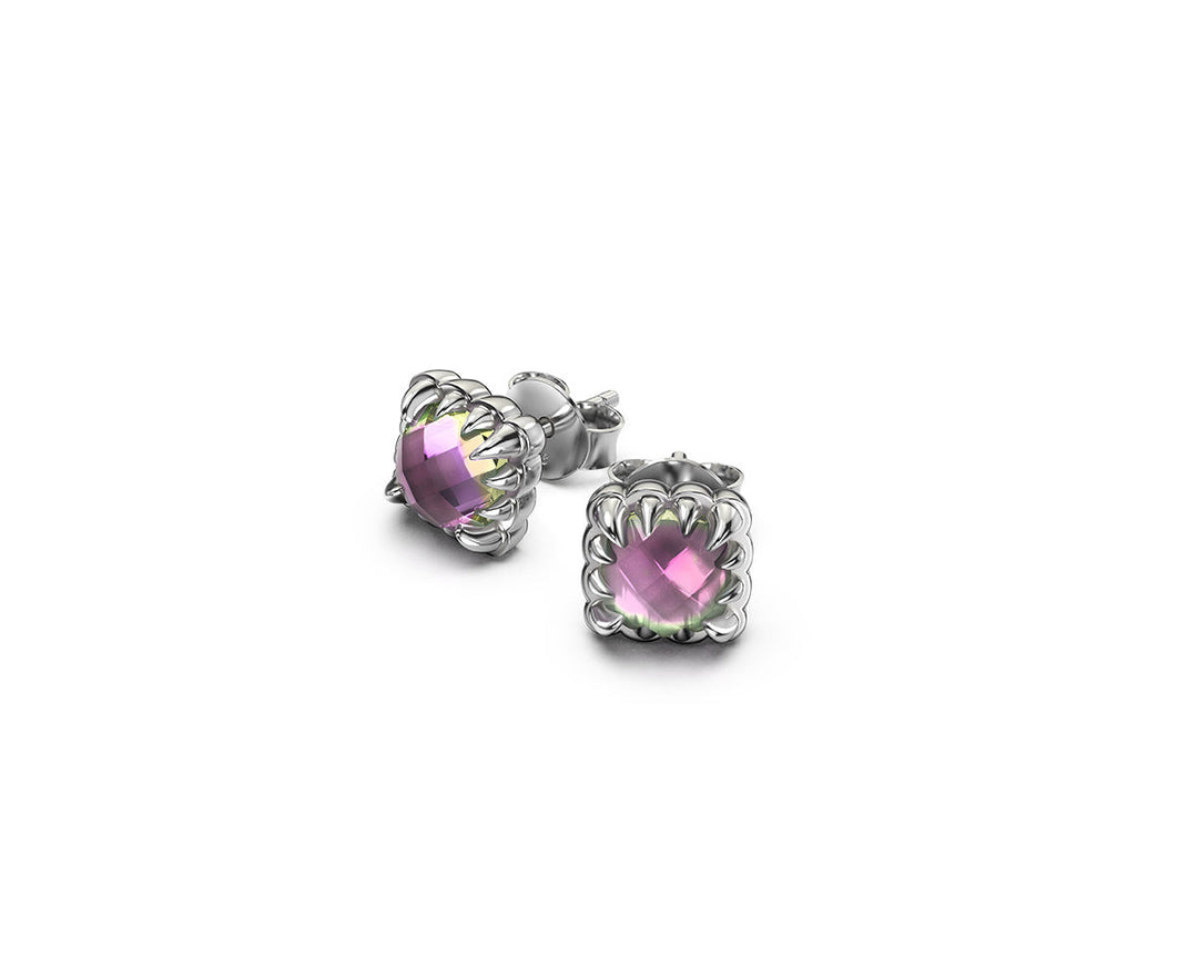 Stolen Girlfriends Club Mini Claw Earrings - Mystic Quartz