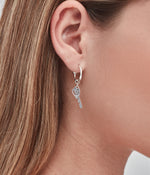 Load image into Gallery viewer, Stolen Girlfriends Club Master Key Anchor Earrings
