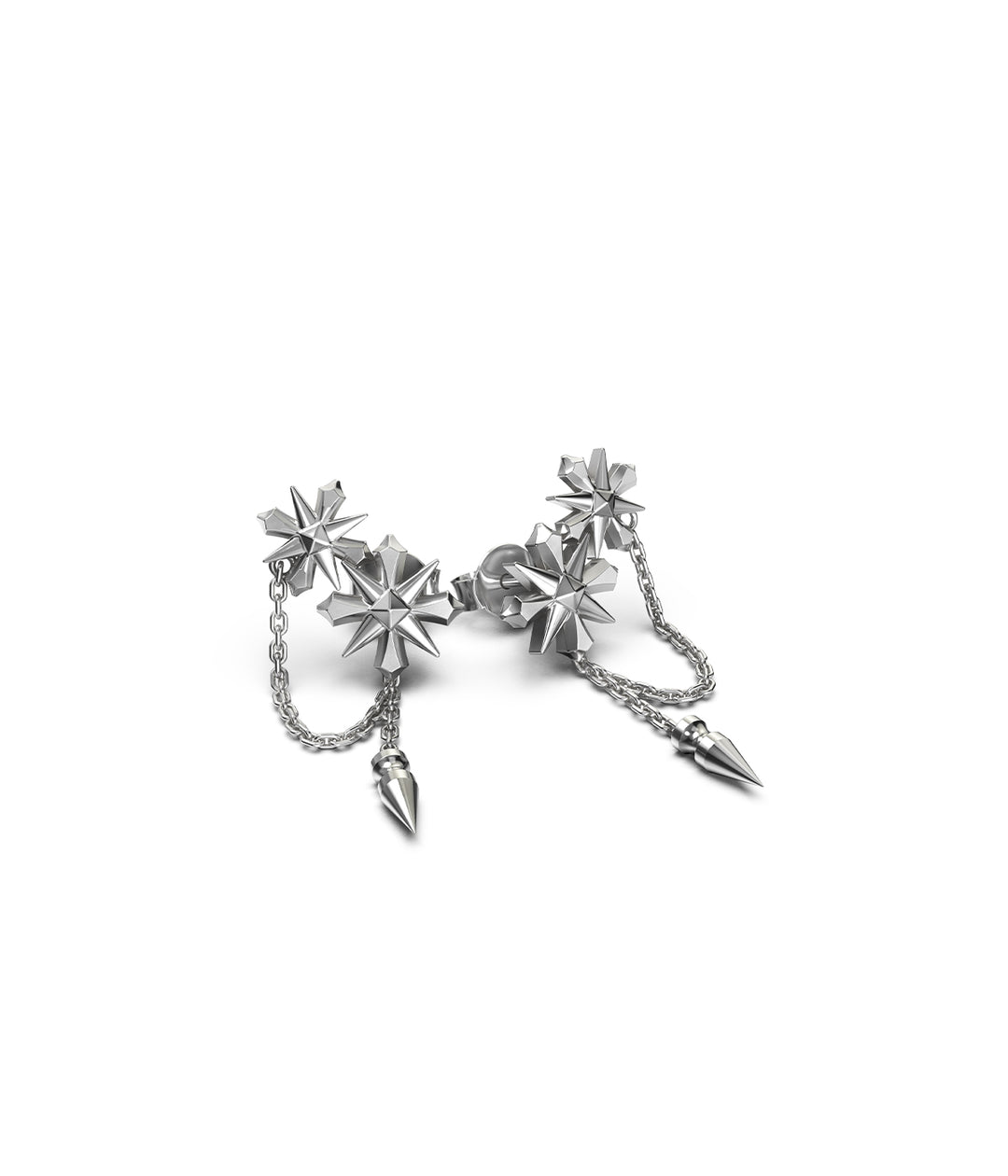 Stolen Girlfriends Club Midnight Cross Drop Earrings