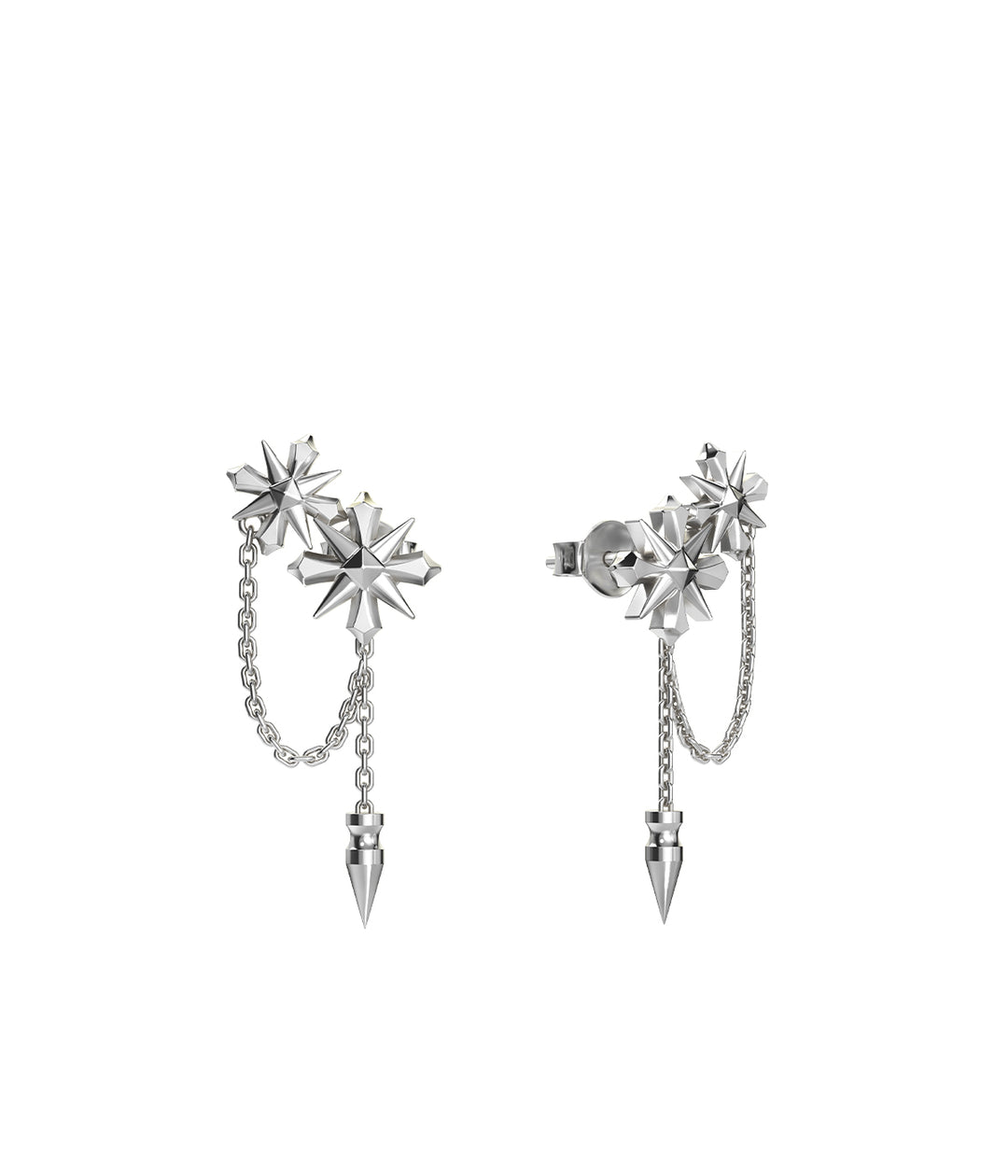 Stolen Girlfriends Club Midnight Cross Drop Earrings