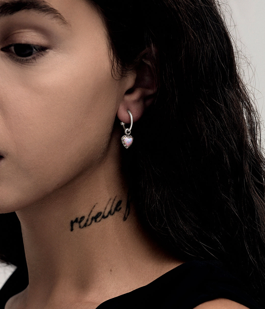 Stolen Girlfriends Club Stg Love Claw Anchor Earrings - Pink 'Bello' Opal